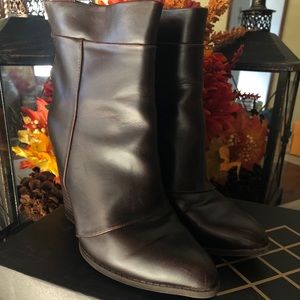 A+ Burgundy Ankle Boots